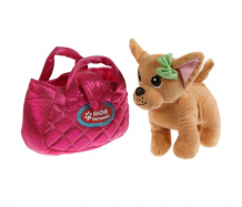 Купить мягкая игрушка мой питомец собака в розовой сумочке 15 см ct181162-18