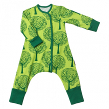 Купить bambinizon пижама-комбинезон на кнопках деревья пнк-дер
