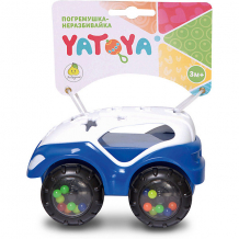 Купить машинка-неразбивайка яигрушка yatoya, бело-синяя ( id 11068296 )