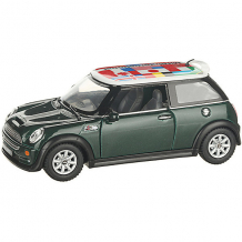 Коллекционная машинка Serinity Toys Mini Cooper S с флагом, зелёная ( ID 13233207 )