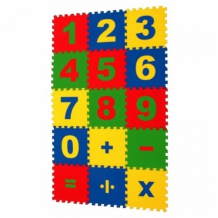 Игровой коврик Eco Cover пазл Математика 20x20x0,9 cм 20МПД1/Ц