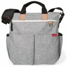 Купить сумка для мамы на коляску skip hop duo signature, grey melange, серый skip hop 997073258
