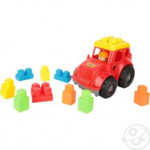 Купить конструктор игруша машина (9 дет), цвет: красный ( id 10268822 )