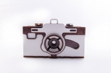 Купить деревянная игрушка iqgears конструктор - 3d пазл pinhole camera 4831