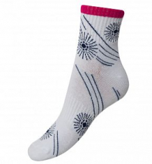 Купить носки yo!, цвет: белый/красный ( id 9889017 )