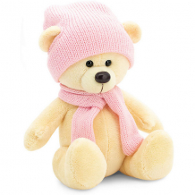 Купить мягкая игрушка orange медведь топтыжкин жёлтый: в шапке и шарфе, 25 см ( id 13458765 )