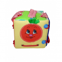Купить развивающая игрушка учитель куб-сумка 12x12 см 