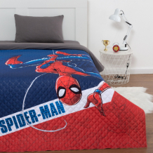 Купить marvel покрывало 1.5 спальное человек паук 210х145 см 
