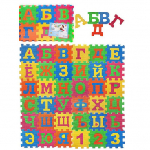 Игровой коврик ABtoys Изучаем буквы (90 деталей) PT-01337