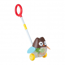 Купить игрушка-каталка с ручкой bondibon "сова" ( id 10430722 )