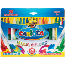 Купить фломастеры carioca cambiacolor меняющие цвет 20 шт. 41369