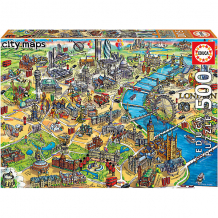 Купить пазл educa карта лондона, 500 элементов ( id 12968128 )