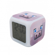 Купить часы pixel crew будильник baby pig поросенок с подсветкой pc09444