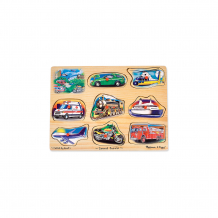 Купить пазл melissa & doug "транспорт", со звук, 8 элементов ( id 10729297 )