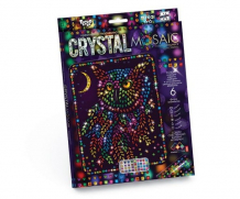Купить danko toys набор креативного творчества crystal mosaic сова crm-01-06