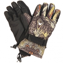 Купить перчатки сноубордические pow handicrafter glove sheets черный,мультиколор ( id 1170958 )