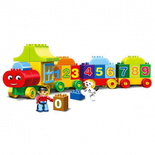 Купить конструктор kids home toys паровоз с цифрами, 50 деталей ( id 16188333 )