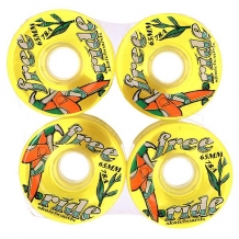 Колеса для скейтборда для лонгборда Sector 9 Freeride 6 Wheels Yellow/Green/Brown 78A 65 mm желтый ( ID 1117994 )
