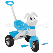Купить велосипед трехколесный pilsan bunny с ручкой 07162/07-162