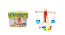 Купить деревянная игрушка abtoys весы баланс pt-00924