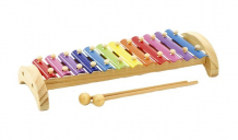 Купить музыкальный инструмент мир деревянных игрушек ксилофон металлический 12 тонов д030