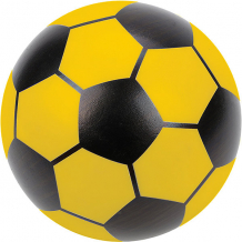 Купить мяч наша игрушка "футбол", 15 см, желтый ( id 11102544 )