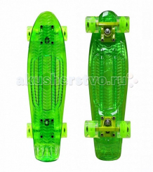 Купить y-scoo скейтборд penny board rt 22 shine (светящиеся колеса) 