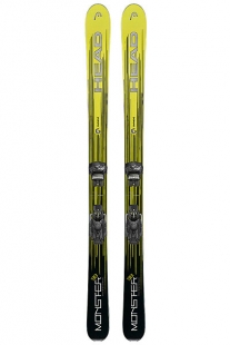 Купить горные лыжи head monster 98ti black/metalic черный,желтый ( id 1196146 )