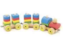 Купить деревянная игрушка мир деревянных игрушек паровозик д163