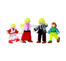 Купить goki набор кукол тирольская семья 51815