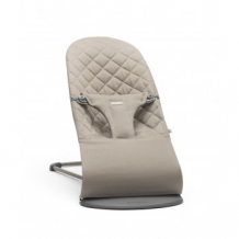 Купить кресло-шезлонг babybjörn bliss cotton, цвет: песочный babybjorn 996892416
