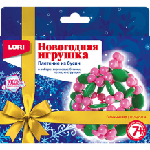 Новогодняя игрушка Lori Плетение из бусин "Ёлочный шар" ( ID 13126211 )