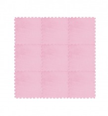 Купить коврик-пазл meitoku цвет: розовый, 9 деталей 90 х 90 см ( id 10331870 )