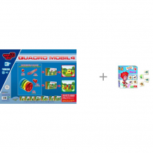 Купить конструктор quadro mobile 4 19 элементов и настольная игра vladi toys мемо фиксики 