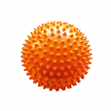 Купить мяч ёжик оранжевый, 8,5 см, малышок ( id 6894019 )