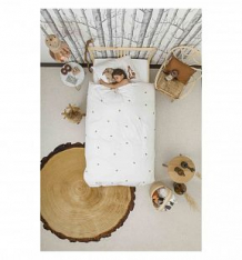 Купить комплект постельного белья snurk лесные друзья, цвет: белый/коричневый 2 предмета ( id 9614775 )