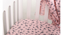 Купить постельное белье пелёнкино фламинго (3 предмета) 