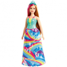 Купить кукла barbie dreamtopia "принцесса" в голубом топе ( id 14198432 )