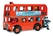 Купить деревянная игрушка letoyvan лондонский автобус с водителем tv469
