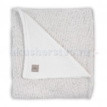 Купить плед jollein вязаный с мехом confetti knit 75x100 см 517-511-651