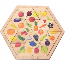 Купить пазл деревянный десятое королевство "овощи, фрукты, ягоды" ( id 15990572 )
