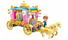 Купить конструктор qman серия princess leah карета принцессы 458 деталей 2614q