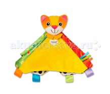 Купить развивающая игрушка lamaze погремушка-платочек котенок митти то27623
