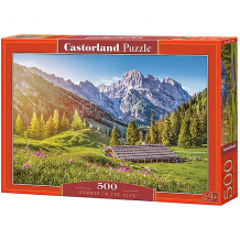 Купить пазл castorland лето в альпах, 500 элементов ( id 16160160 )