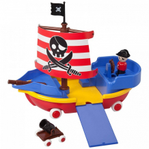 Купить viking toys корабль пирата 40 см с 1 пушкой и 1 фигуркой 1595