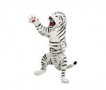 Купить детское время фигурка - белый тигр стоит на задних лапах m4182b