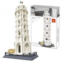 Купить wange шедевры мировой архитектуры пизанская башня (1392 детали) 5214