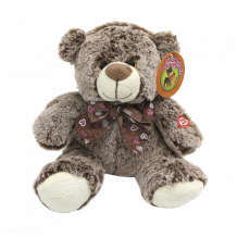 Купить мягкая игрушка пушистые друзья медвежонок с бантом 22 см jb500036