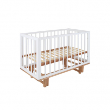 Купить детская кроватка mowbaby lilla 120x60 (продольный маятник) 771
