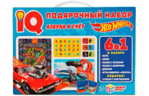 Купить умные игры iq-подарочный набор 6в1 азбука и счёт hot wheels 4680107928030